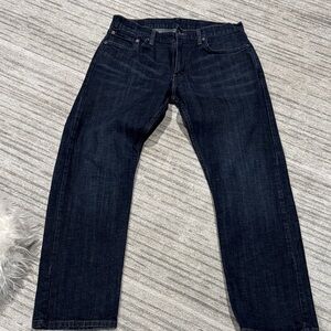 Men's Dark Blue Denim Jeans